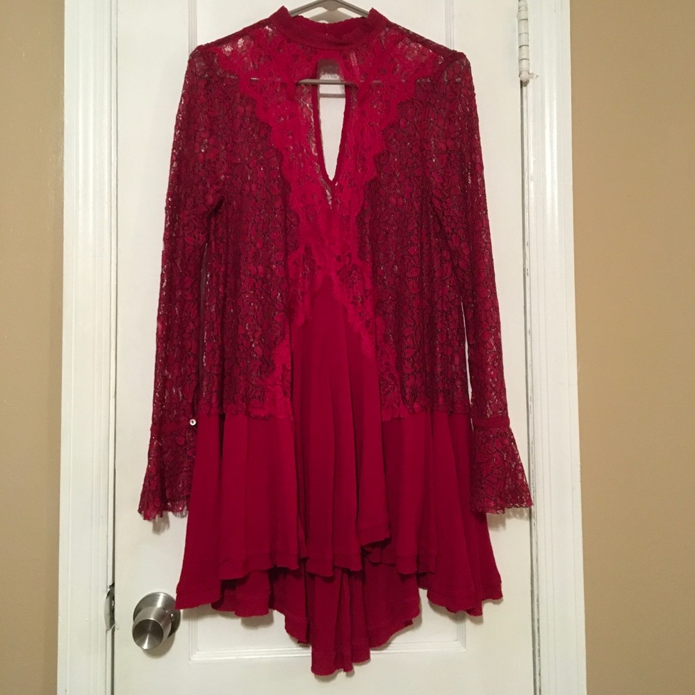 Free People Lace Tunic